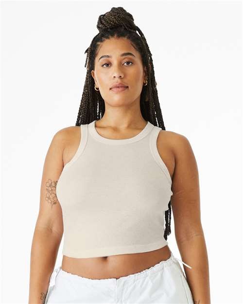 1019 Women's Micro Rib Racer Tank