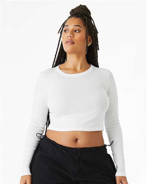 1501 Women's Micro Rib Long Sleeve Baby Tee