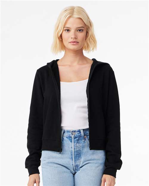 7539 Women's FWD Fashion Sponge Fleece Full-Zip Hoodie Sweatshirt