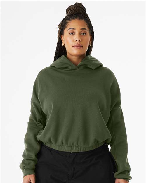 7506 Women's FWD Fashion Sponge Fleece Cinched Bottom Hoodie Sweatshirt