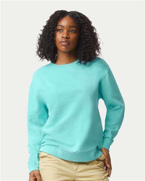 1466 Unisex Garment-Dyed Lightweight Fleece Crewneck Sweatshirt