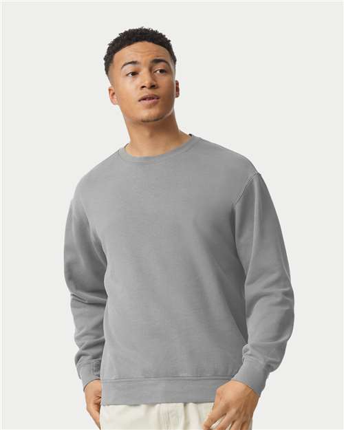 1466 Unisex Garment-Dyed Lightweight Fleece Crewneck Sweatshirt