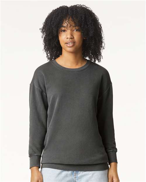 1466 Unisex Garment-Dyed Lightweight Fleece Crewneck Sweatshirt