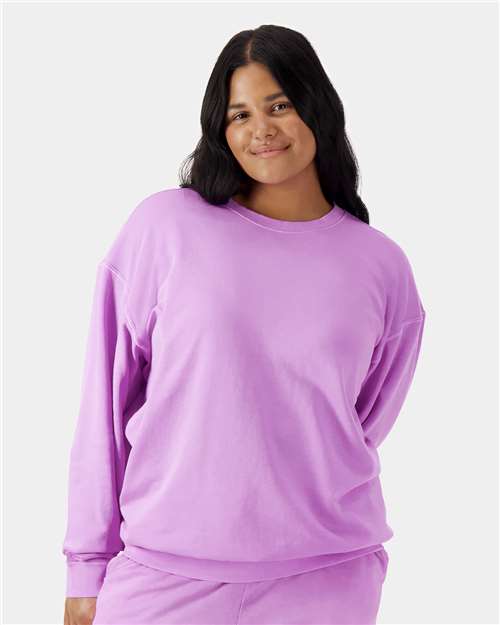 1466 Unisex Garment-Dyed Lightweight Fleece Crewneck Sweatshirt