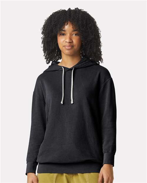 1467 Unisex Garment-Dyed Lightweight Fleece Hooded Sweatshirt