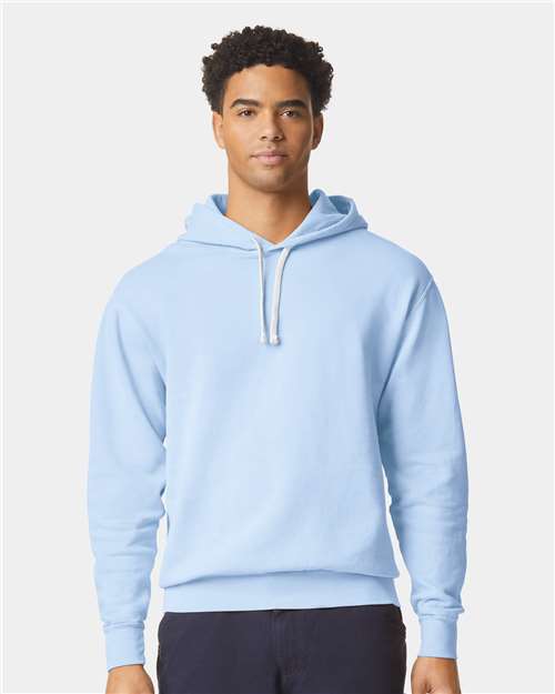 1467 Unisex Garment-Dyed Lightweight Fleece Hooded Sweatshirt