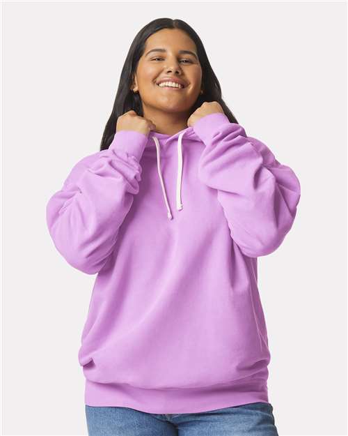 1467 Unisex Garment-Dyed Lightweight Fleece Hooded Sweatshirt