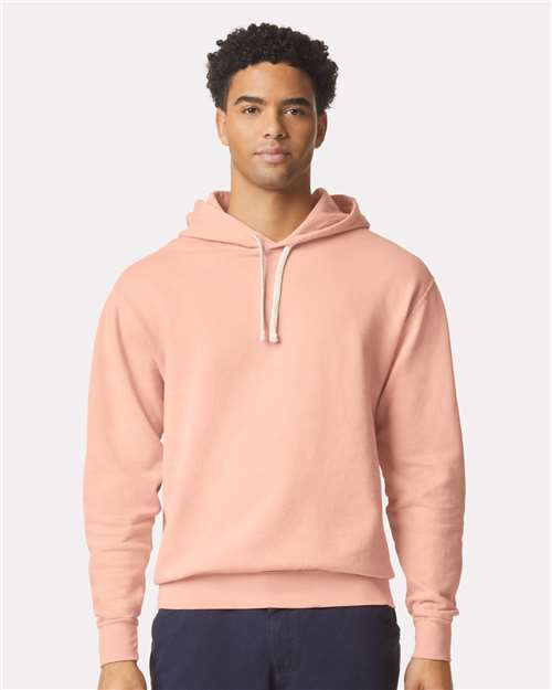 1467 Unisex Garment-Dyed Lightweight Fleece Hooded Sweatshirt