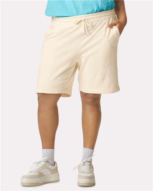 1468 Unisex Garment-Dyed Lightweight Fleece Sweat Shorts