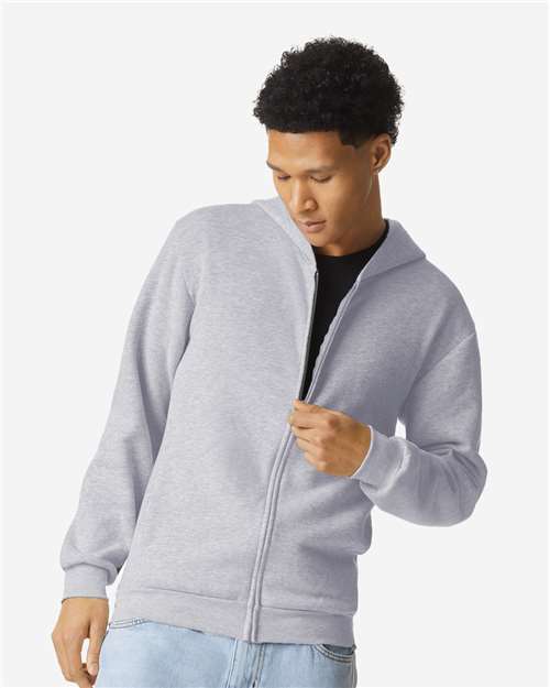RF497 Unisex ReFlex Fleece Full-Zip Hoodie Sweatshirt