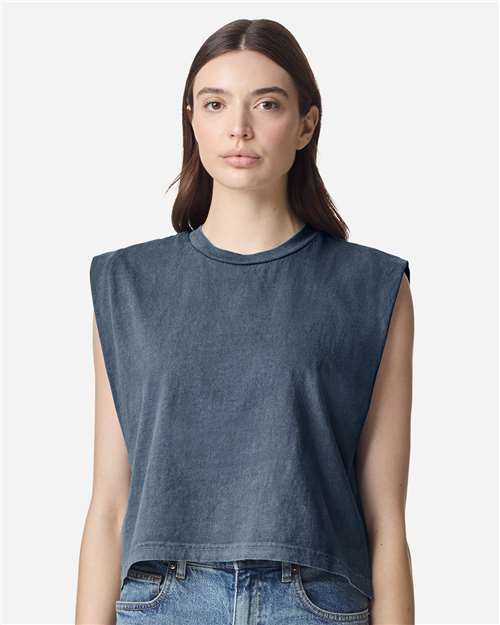 307GD Women's Garment-Dyed Heavyweight Muscle Tee
