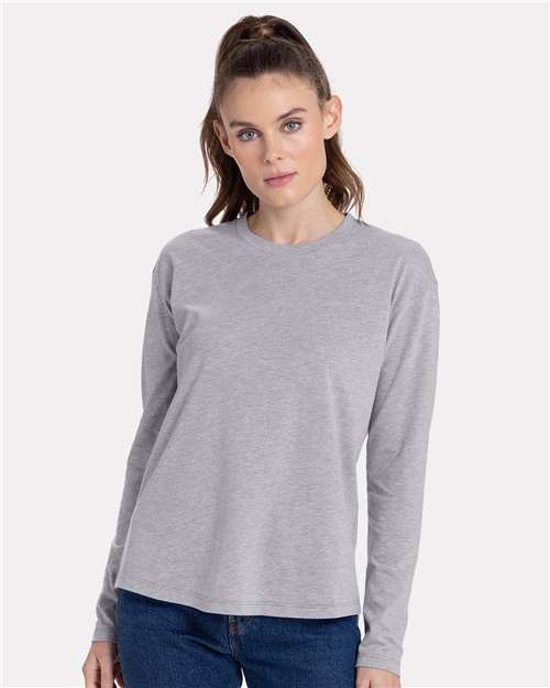 3911 Women's Cotton Relaxed Long Sleeve T-Shirt