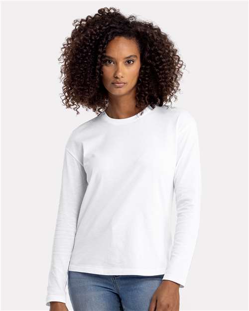 3911 Women's Cotton Relaxed Long Sleeve T-Shirt