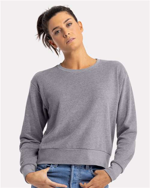 9084 Women's Laguna Sueded Crewneck Sweatshirt