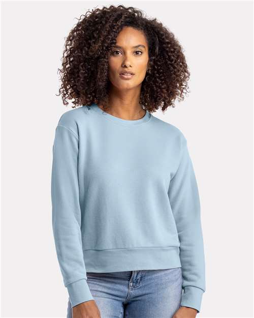 9084 Women's Laguna Sueded Crewneck Sweatshirt