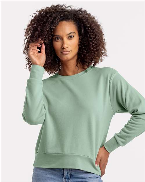 9084 Women's Laguna Sueded Crewneck Sweatshirt