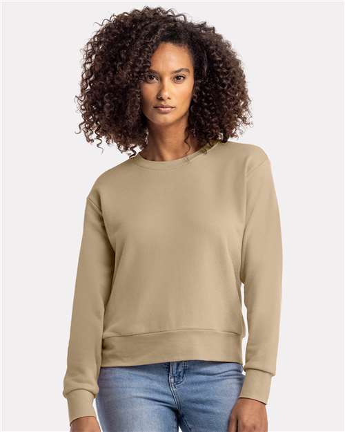 9084 Women's Laguna Sueded Crewneck Sweatshirt