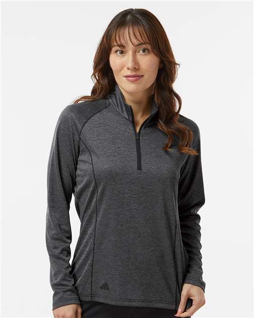 A594 Women's Space Dyed Quarter-Zip Pullover