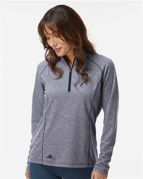 A594 Women's Space Dyed Quarter-Zip Pullover