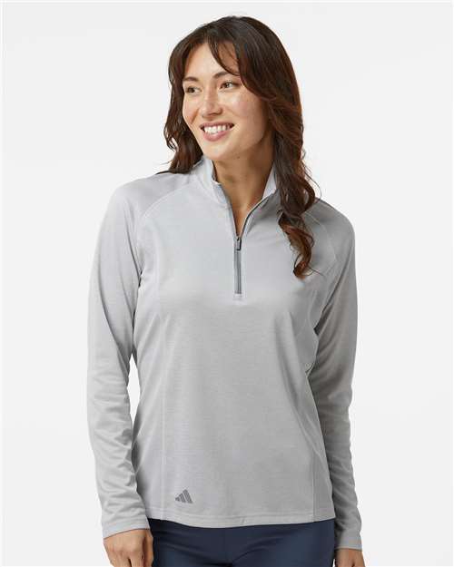 A594 Women's Space Dyed Quarter-Zip Pullover