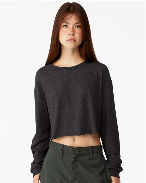 6501 Women's FWD Fashion Crop Long Sleeve Tee