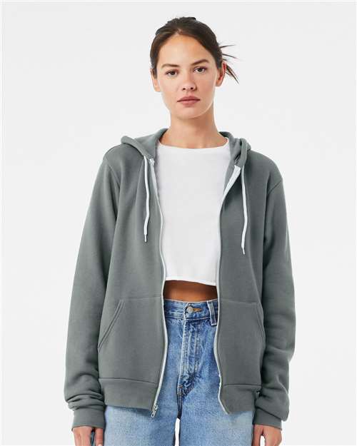 3739 Unisex Sponge Fleece Full-Zip Hoodie Sweatshirt