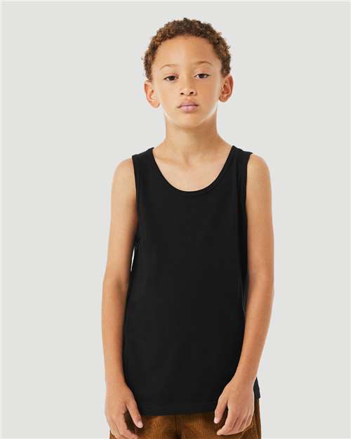 3480YCVC Youth Heather CVC Tank