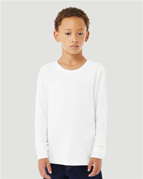 3513Y Youth Triblend Long Sleeve Tee