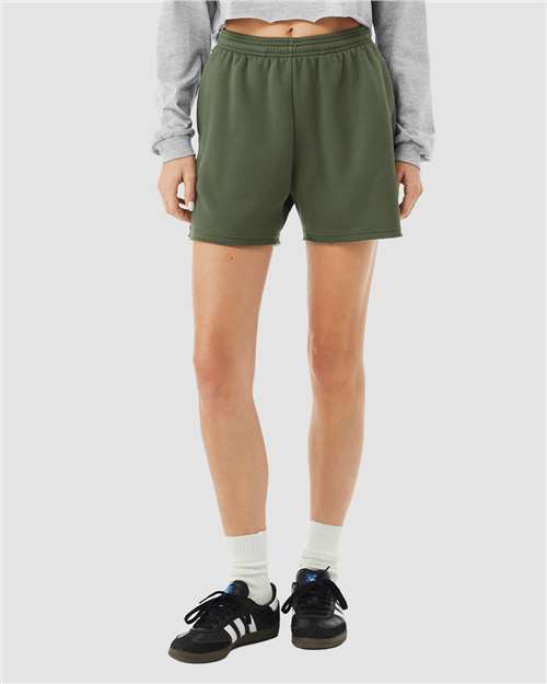 3787 Women's Cutoff Fleece Shorts