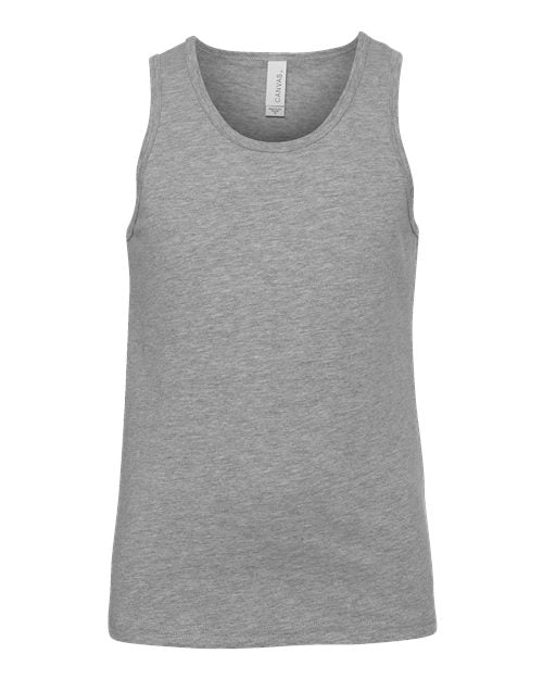 3480YCVC Youth Heather CVC Tank
