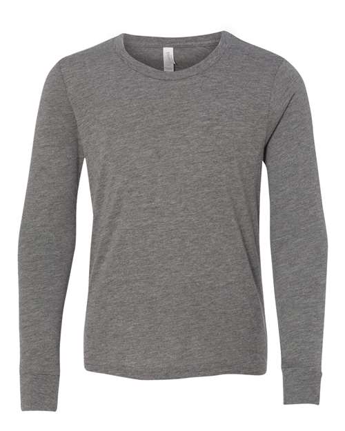 3513Y Youth Triblend Long Sleeve Tee