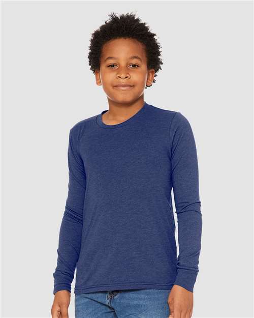3513Y Youth Triblend Long Sleeve Tee