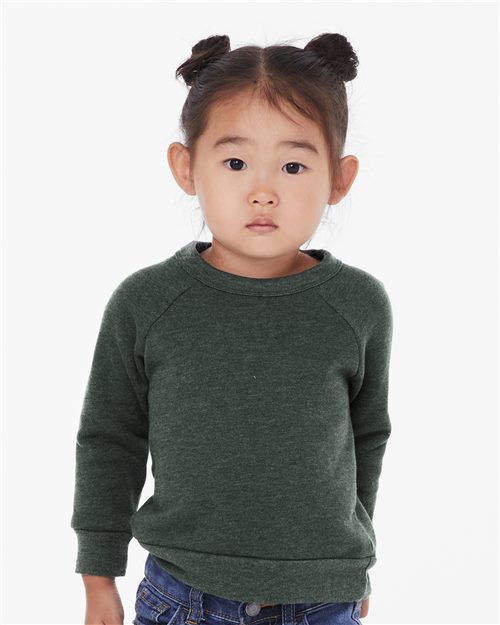 3901T Toddler Sponge Fleece Raglan Crewneck Sweatshirt