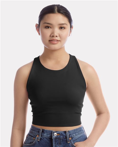 CHP110 Women's Crop Racerback Tank Top