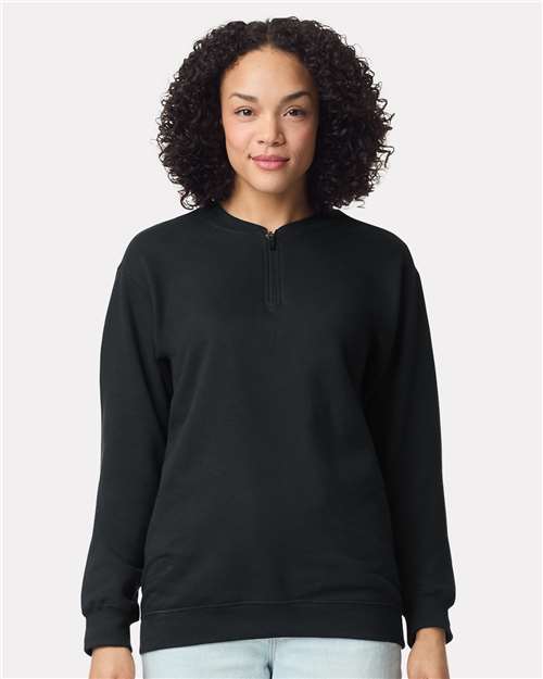 SF008 Unisex Softstyle® Midweight 1/4 Zip Sweatshirt