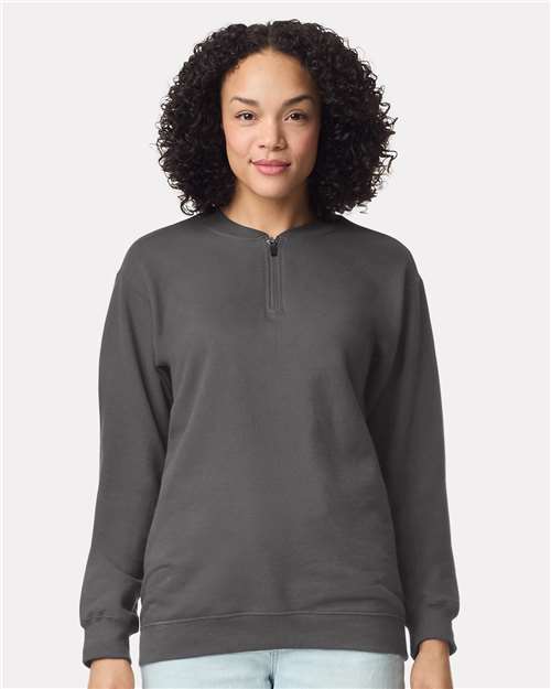 SF008 Unisex Softstyle® Midweight 1/4 Zip Sweatshirt