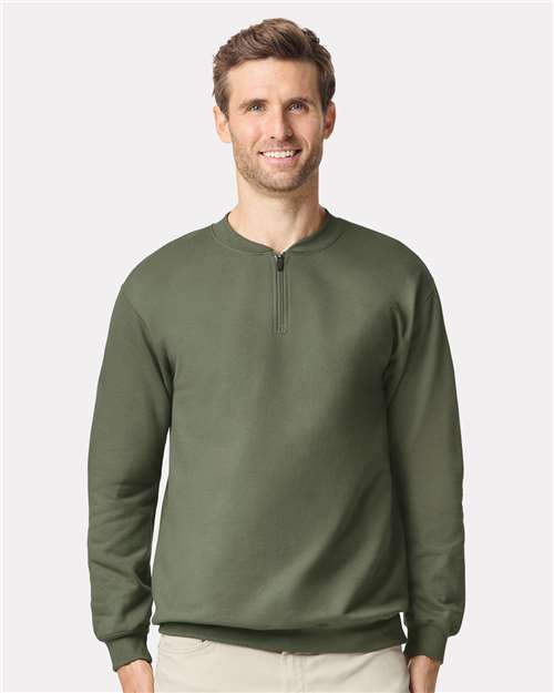 SF008 Unisex Softstyle® Midweight 1/4 Zip Sweatshirt