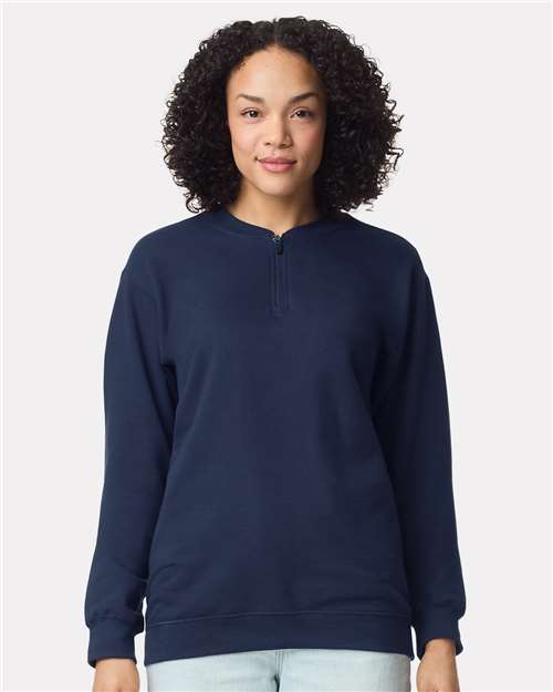 SF008 Unisex Softstyle® Midweight 1/4 Zip Sweatshirt