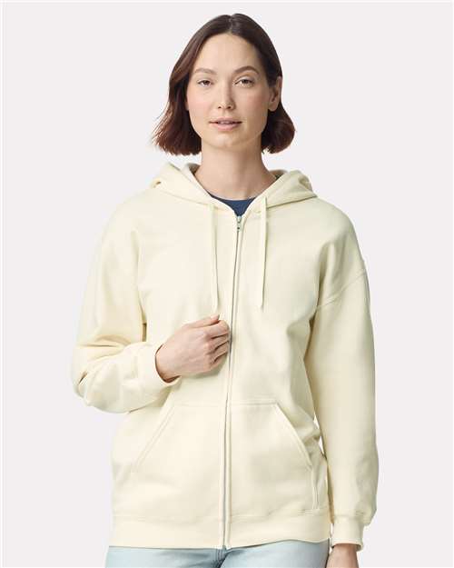 SF600 Unisex Softstyle® Full-Zip Hooded Sweatshirt