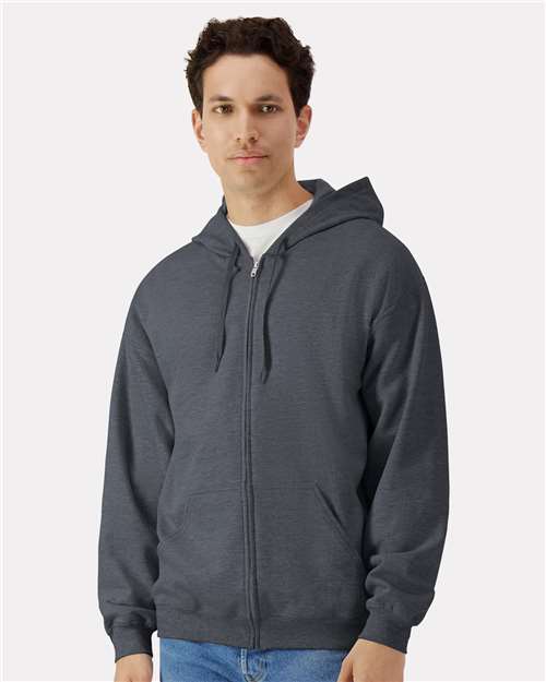 SF600 Unisex Softstyle® Full-Zip Hooded Sweatshirt