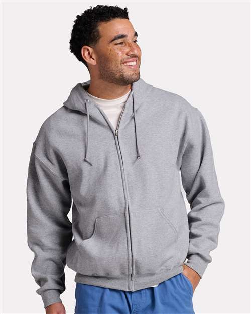 Z12MR Unisex Rugged Full-Zip Hooded Sweatshirt