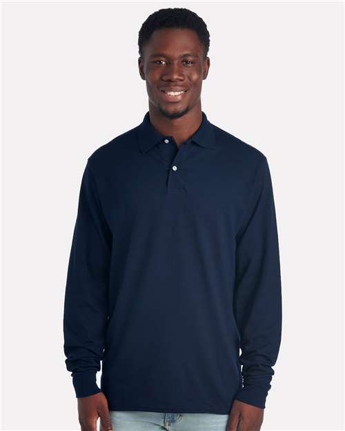 437LR Men's Dri-Power® Long Sleeve Polo