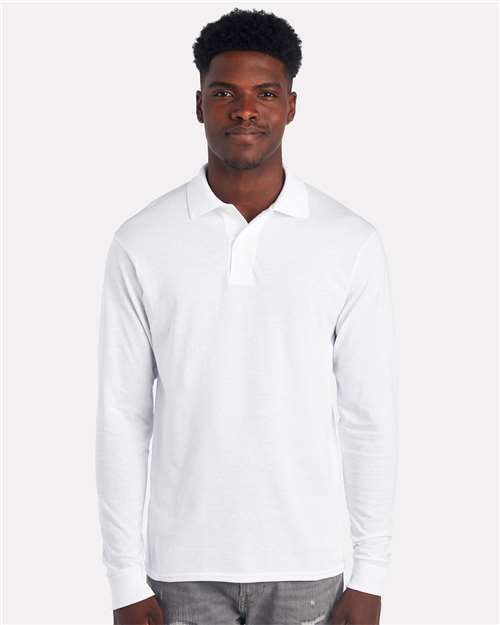 437LR Men's Dri-Power® Long Sleeve Polo