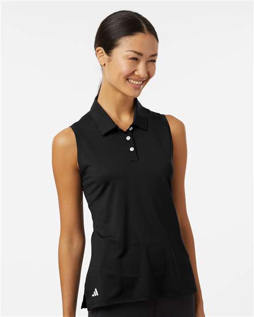 A1005 Women's Ottoman Sleeveless Polo