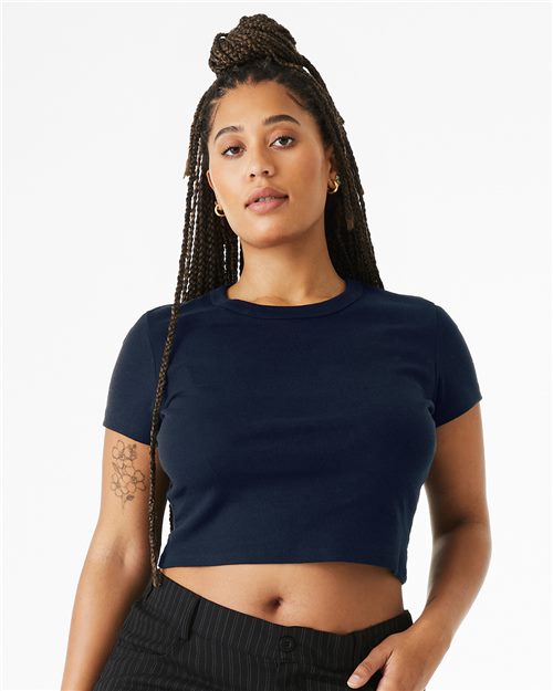 1010 Women's Micro Rib Baby Tee