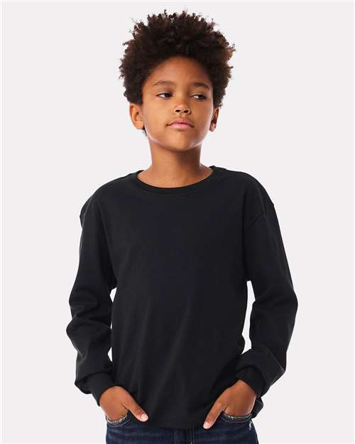 3511Y Youth 6oz. Heavyweight Long Sleeve Tee