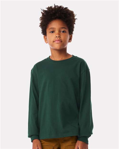3511Y Youth 6oz. Heavyweight Long Sleeve Tee