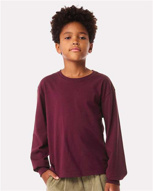 3511Y Youth 6oz. Heavyweight Long Sleeve Tee