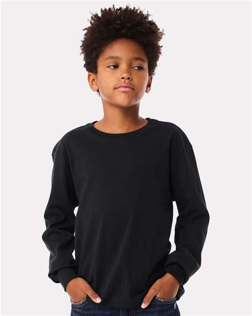 3511Y Youth 6oz. Heavyweight Long Sleeve Tee