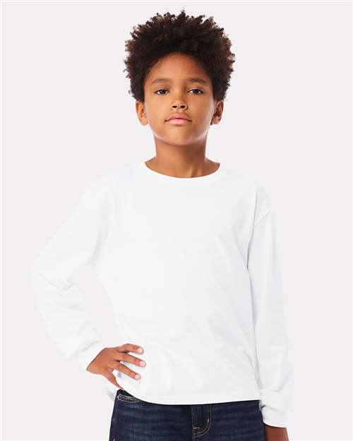 3511Y Youth 6oz. Heavyweight Long Sleeve Tee